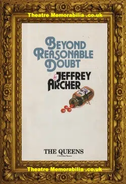 London Queens Theatre – Beyond Resonable Doubt – 1987