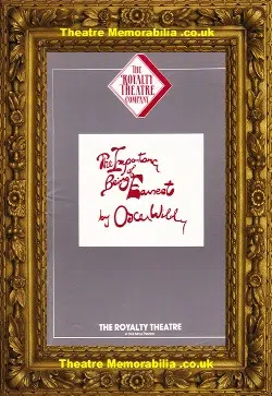 London Royalty Theatre – The Importance Of Being Earnest – 1987