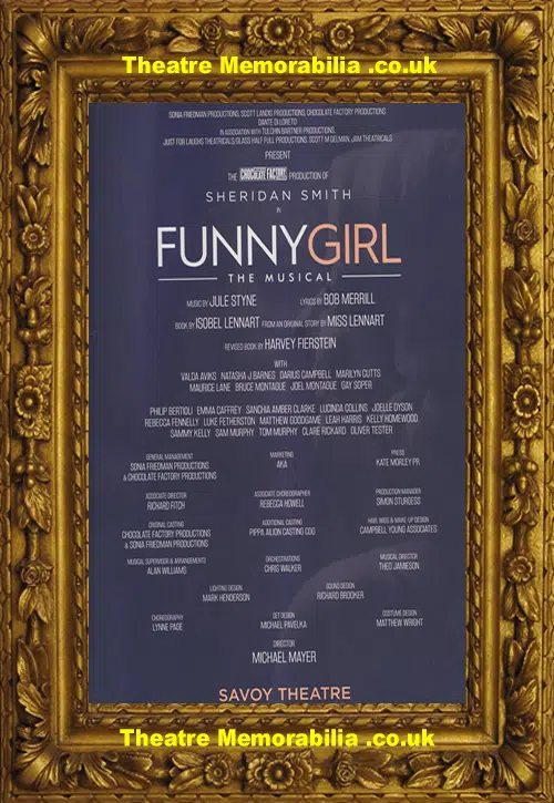 London Savoy Theatre - Funny Girl - 2016 - Sheridan Smith