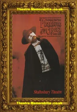 London Shaftesbury Theatre – Phantom Of The Opera – 1991