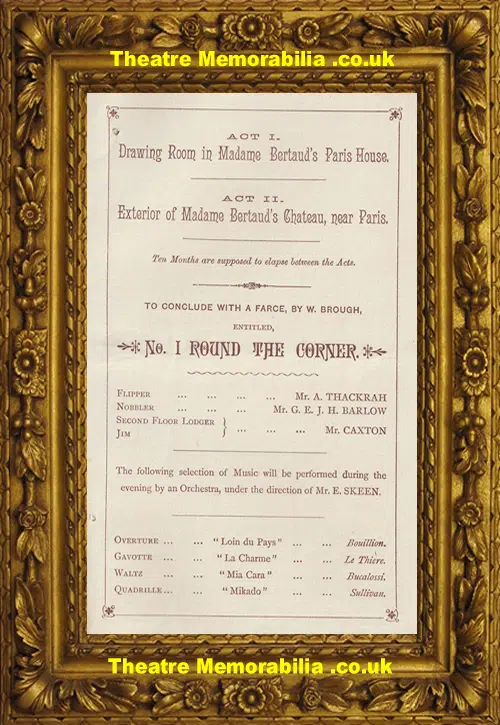 London St George's Hall - A Wonderful Woman - 1885 - Amateur