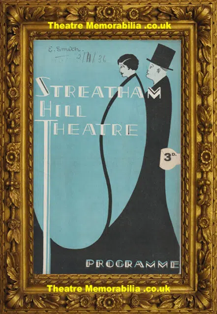 London Streatham Hill Theatre – The Lady Of La Paz – 1936