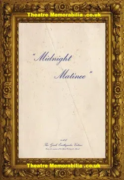 London Theatre Royal – Midnight Matinee – 1953 – Tommy Cooper