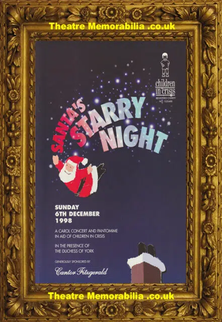London Theatre Royal – Santa’s Starry Night – 1998 – Celebrity