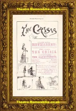 London Theatre Royal – The Crisis – 1878