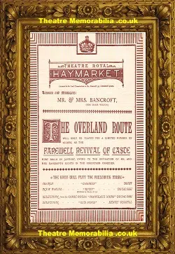 London Theatre Royal – The Overland Route – 1882