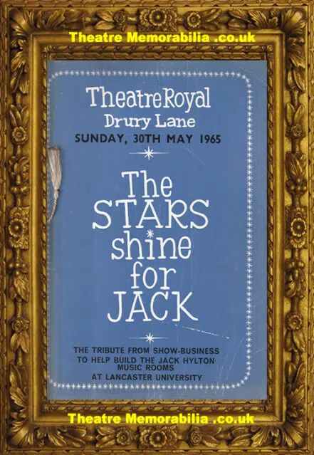 London Theatre Royal – The Stars Shine For Jack – 1965 Dietrich