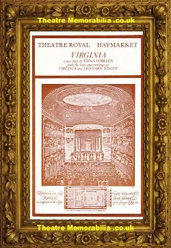 London Theatre Royal – Virginia – 1981 – Dame Maggie Smith