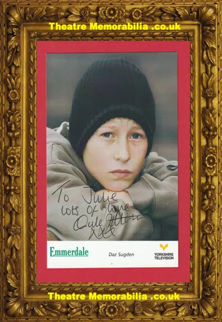 Luke Tittensor Autograph Signed Picture – Emmerdale