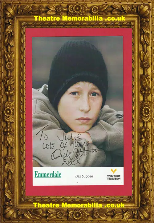 Luke Tittensor Autograph Signed Picture - Emmerdale