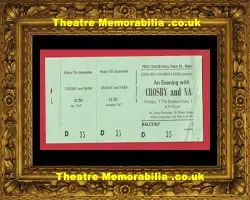 Manchester Free Trade Hall Crosby Nash Concert Ticket 1976