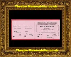 Manchester Free Trade Hall Elkie Brooks Concert Ticket 1978