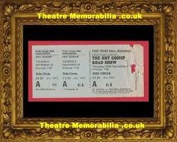 Manchester Free Trade Hall Hot Gossip Concert Ticket 1981