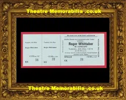 Manchester Free Trade Hall Roger Whittaker Concert Ticket 1976