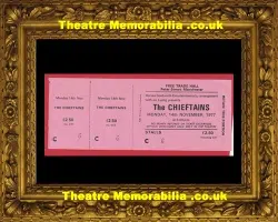 Manchester Free Trade Hall The Chieftains Concert Ticket 1977