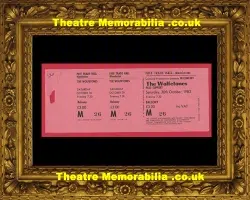 Manchester Free Trade Hall The Wolftones Concert Ticket 1982
