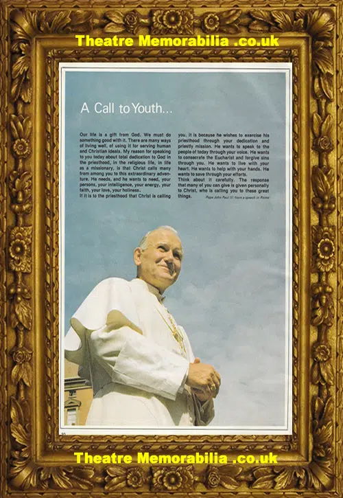 Manchester Heaton Park Pope John Paul Papal Visit Programme 1982