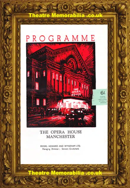 Manchester Opera House – West Side Story 1958 Signed UK Premiere