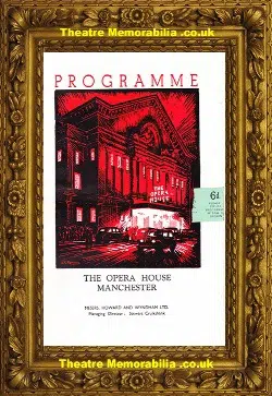 Manchester Opera House – West Side Story 1958 Signed UK Premiere