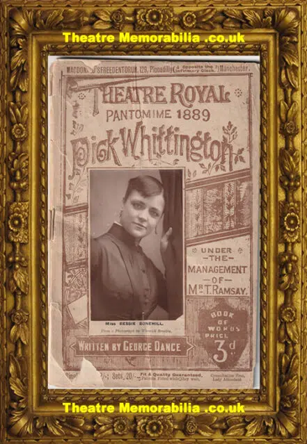 Manchester Theatre Royal Dick Whittington 1889 – 1800s