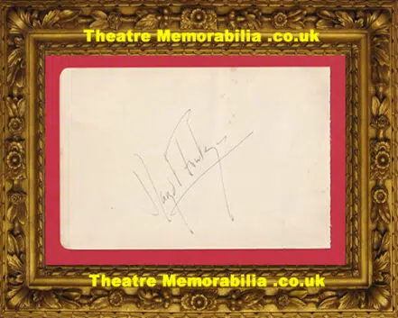 Margot Fonteyn Autograph Autographed Prima Ballerina Ballet