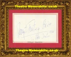 Margot Fonteyn Autograph Autographed Ballet Prima Ballerina 1958