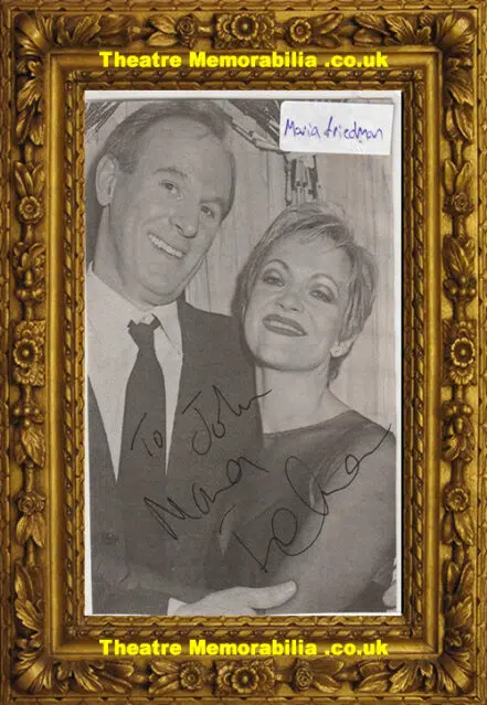 Maria Friedman Autograph Signed Picture British Actress