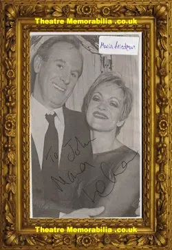 Maria Friedman Autograph Signed Picture British Actress