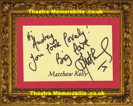 Matthew Kelly Autograph Signed – Game for a Laugh