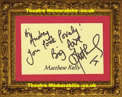 Matthew Kelly Autograph Signed - Game for a Laugh
