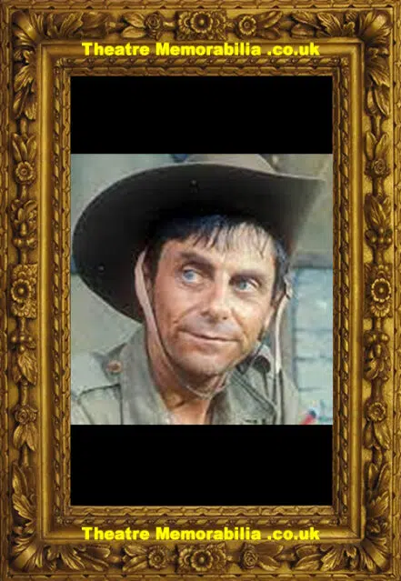 Melvyn Hayes Autograph Signed CLEVER Doodle Ain’t Half Hot Mum