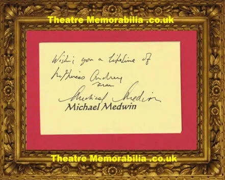 Michael Medwin Autograph Signed – Doctor at Large