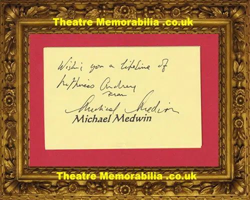 Michael Medwin Autograph Signed - Doctor at Large