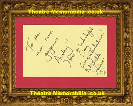 Michelle Holmes Autograph Signed – Coronation Street