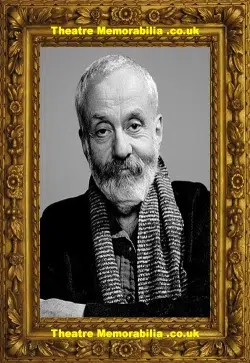 Mike Leigh Autograph Signed Film Director Doodle Picture