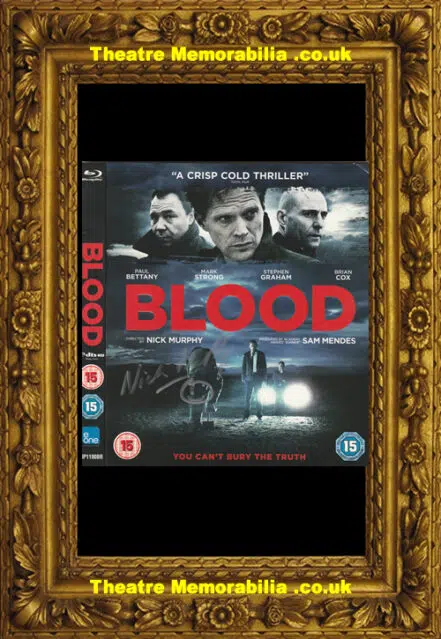 Nick Murphy Film Director – Blood – Signed DVD Cover