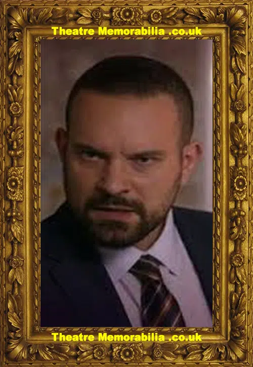 Nick Nevern Autograph Signed Card Actor Prime Suspect