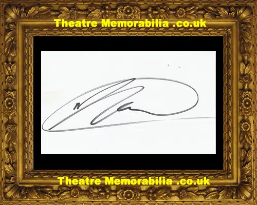 Nick Nevern Autograph Signed Card Actor Prime Suspect