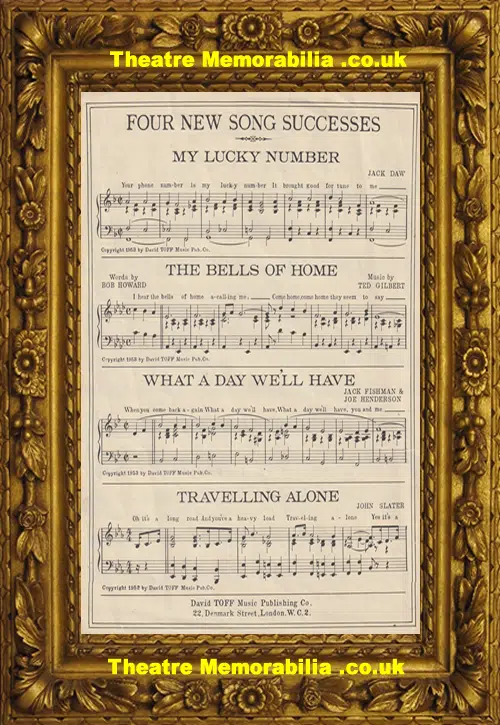 Norman Wisdom Autograph Signed Sheet Music - Don't Laugh At Me