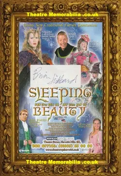 Norwich Theatre Royal – Sleeping Beauty Panto Flyer Signed 2004