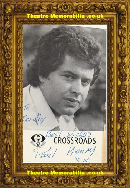 Paul Henry Autograph Signed Picture Benny Crossroads