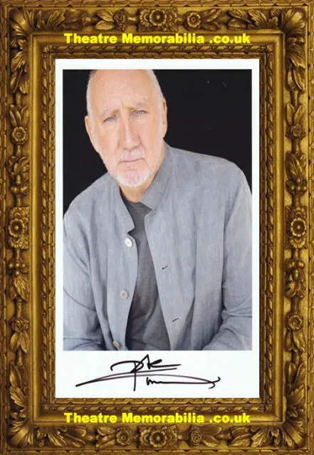 Pete Townsend Autograph Signed Picture Guitarist The Who