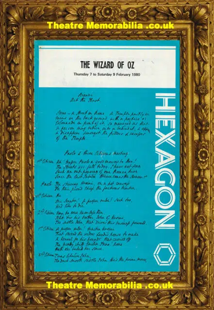 Reading Hexagon Theatre – The Wizard Of Oz – 1980