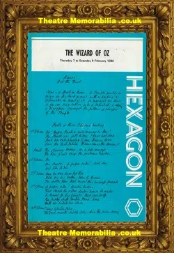Reading Hexagon Theatre – The Wizard Of Oz – 1980