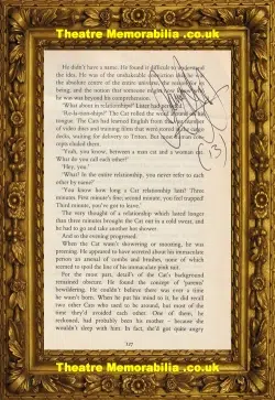 Red Dwarf Danny John Jules CAT Autograph Signed Book Page