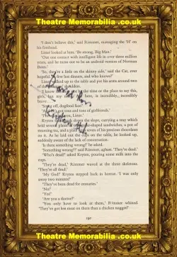 Red Dwarf David Ross Kryten 1st Autograph Signed Book Page