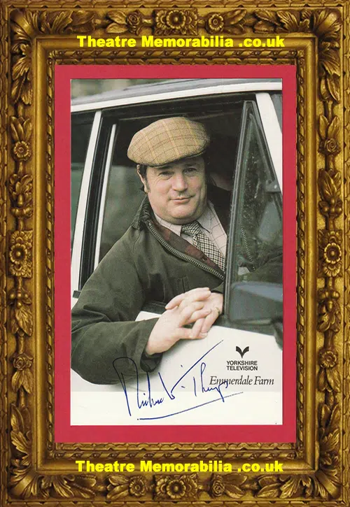 Richard Thorp Autograph Signed Picture - Emmerdale