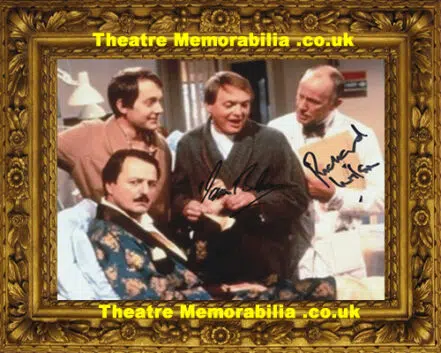 Richard Wilson + James Bolam Autograph Signed Picture Only LAUGH