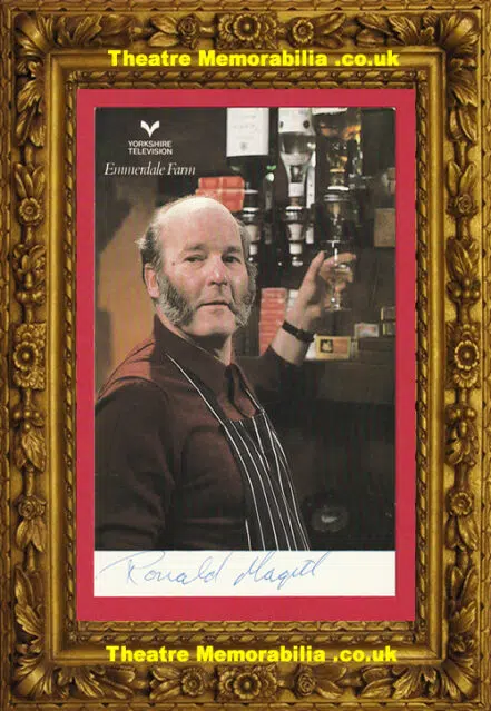 Ronald Magill Autograph Signed Picture – Emmerdale