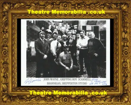 Roy Scammell Autograph Signed – Working With John Wayne UK